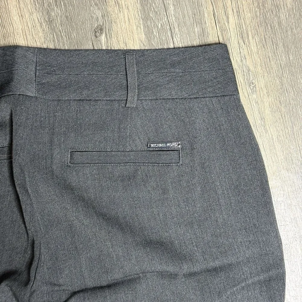 Michael Kors Basics Dress Pants Womens 4 Gray Slim Work Career Office NWT - Picture 8 of 8